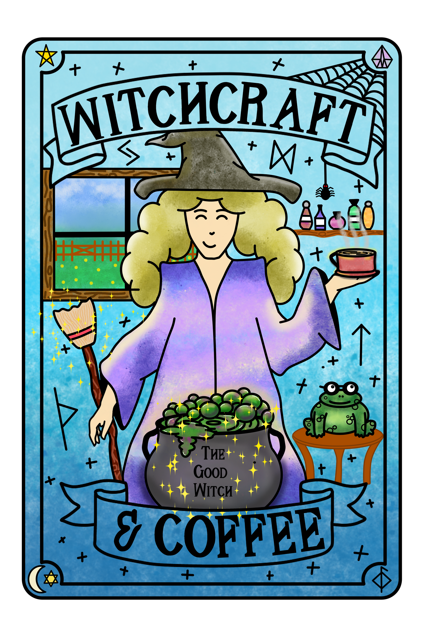 The Good Witch Zip Hoodie